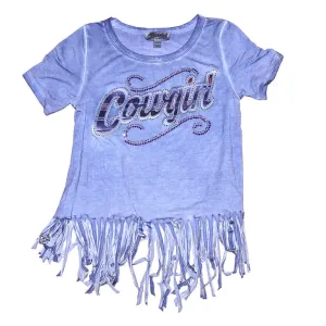 Youth Cowboy Hardware Sassy Cowgirl Fringe Tee